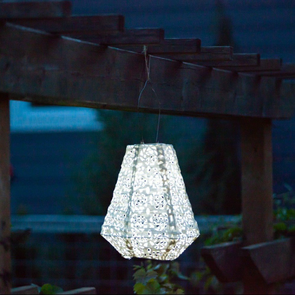 Plow & Hearth Soji Stella - Prism - 11" Solar Lantern