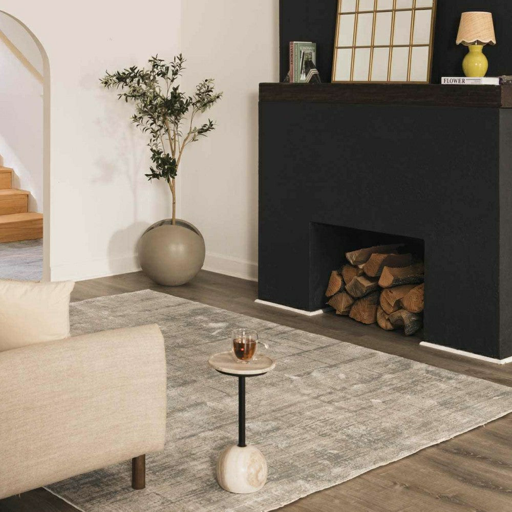 Plow & Hearth Salgareda Olive Rattan Table Lamp