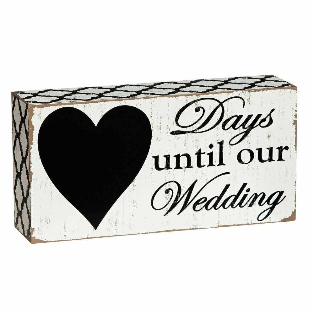 Plow & Hearth Days Until Our Wedding Chalkboard Plock