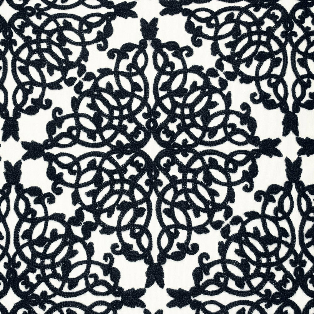 Plow & Hearth Indoor/Outdoor Embroidered Lacework Throw Pillow