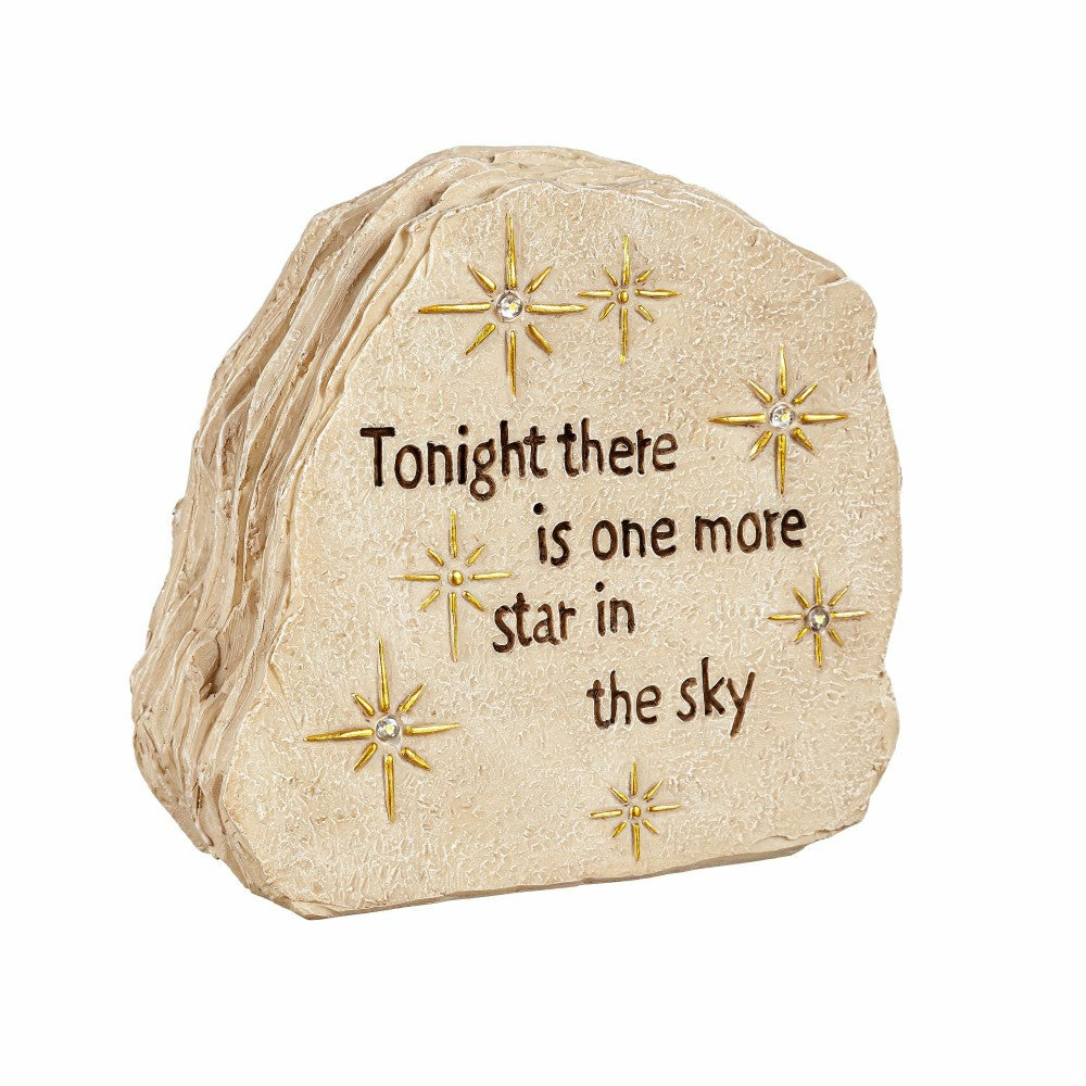 Plow & Hearth Solar Memorial Garden Stone