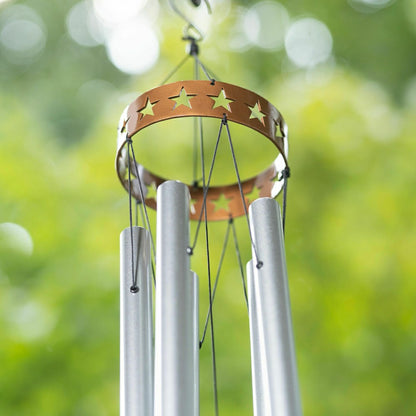 Plow & Hearth 30" H Memorial Veterans Windchime