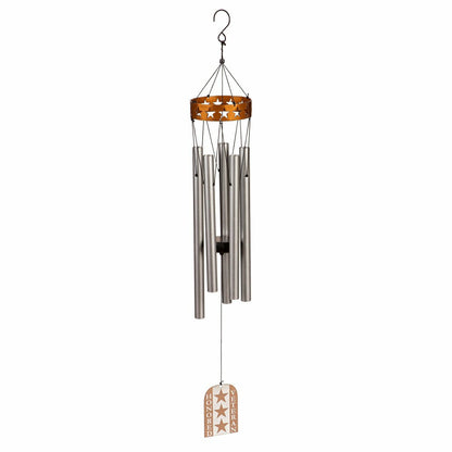 Plow & Hearth 30" H Memorial Veterans Windchime