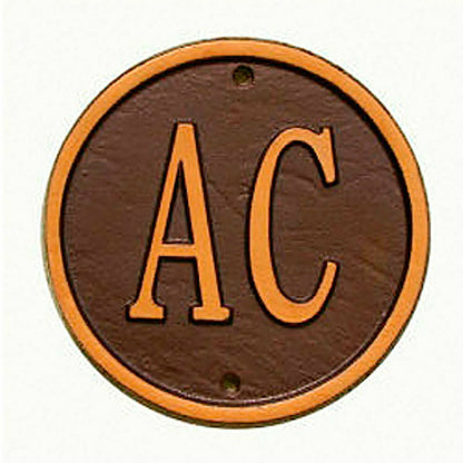 Plow & Hearth Beaded Oval Lawn Personalized Address Plaque
