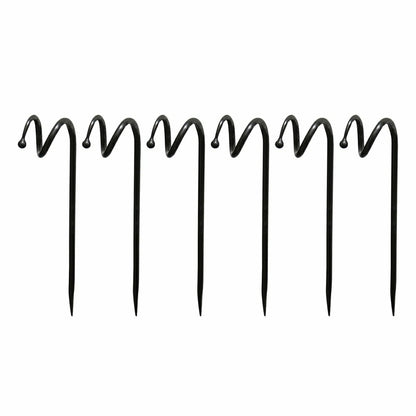 Plow & Hearth Ball End Hose Guard/Guide, Set of 6