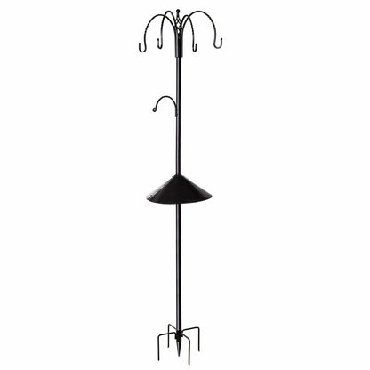 Plow & Hearth Ultimate Wild Bird Feeding Station with 5 Hooks