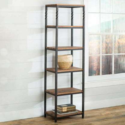 Plow & Hearth Deep Creek Etagere Storage Stand with Shelves