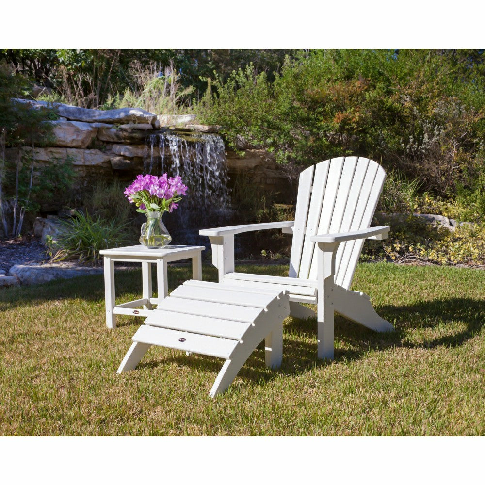 Plow & Hearth POLYWOOD® Seashell Adirondack Chair