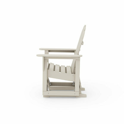 Plow & Hearth POLYWOOD® Classic Adirondack Glider Chair