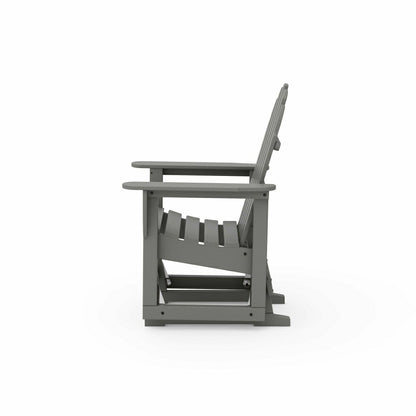 Plow & Hearth POLYWOOD® Classic Adirondack Glider Chair