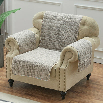 Plow & Hearth Phoenix Tan Reversible Chair Cover