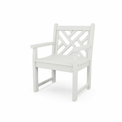 Plow & Hearth POLYWOOD® Chippendale Garden Armchair