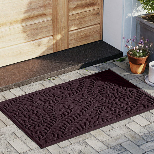 Plow & Hearth WaterHog® Indoor/Outdoor Leaves Doormat, 22" x 60"