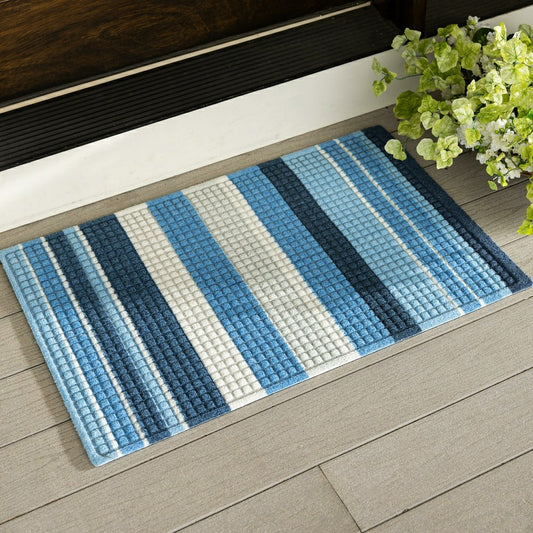 Plow & Hearth WaterHog® Printed Doormat, Striped Pattern