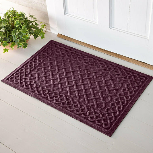 Plow & Hearth WaterHog® Cable Weave Doormat, 2' x 5'