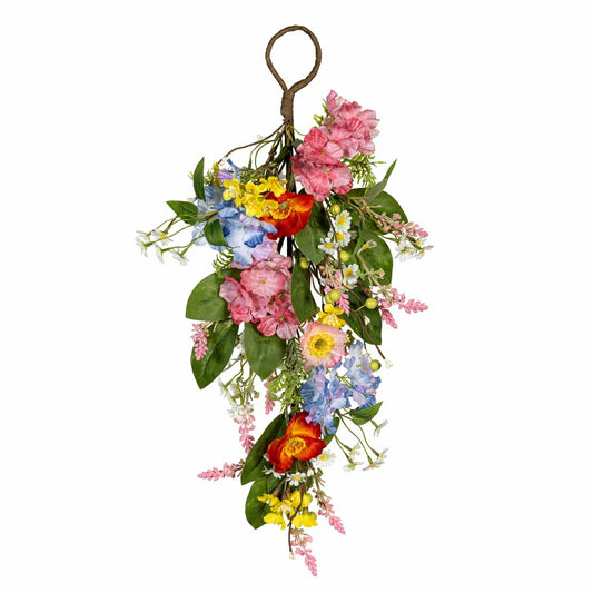 Plow & Hearth Petal & Plow Swag Artificial Floral, 23.5"H