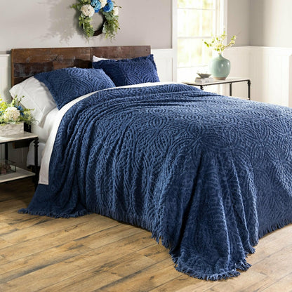 Plow & Hearth Wedding Ring Tufted Chenille Sham