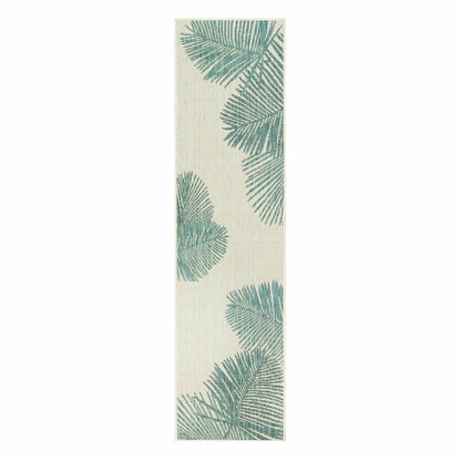 Plow & Hearth Indoor/Outdoor Textured Palms Polypropylene, 23" x 7'6" Runner