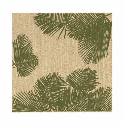 Plow & Hearth Indoor/Outdoor Textured Palms Polypropylene, 23" x 7'6" Runner