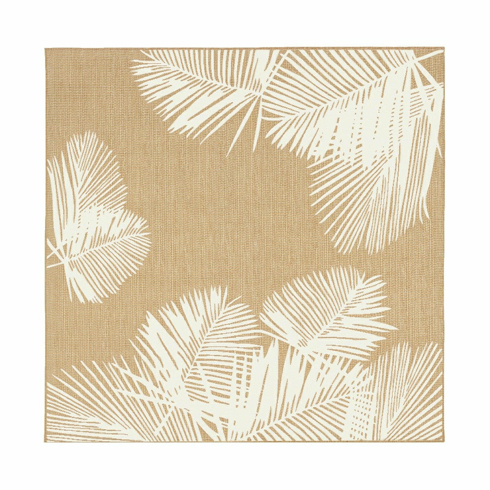 Plow & Hearth Indoor/Outdoor Textured Palms Polypropylene, 23" x 7'6" Runner