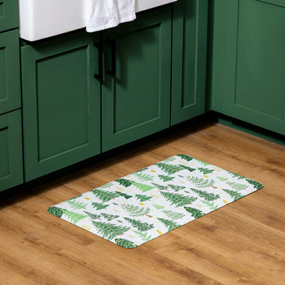 Plow & Hearth Shades of Green Kitchen Mat Anti-Fatigue Mats, 30" x 18"