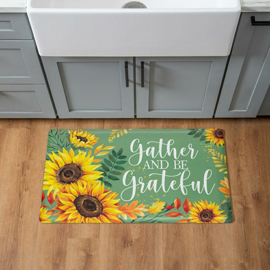 Plow & Hearth Grateful Gatherings Anti-Fatigue Mat, 30" x 18"