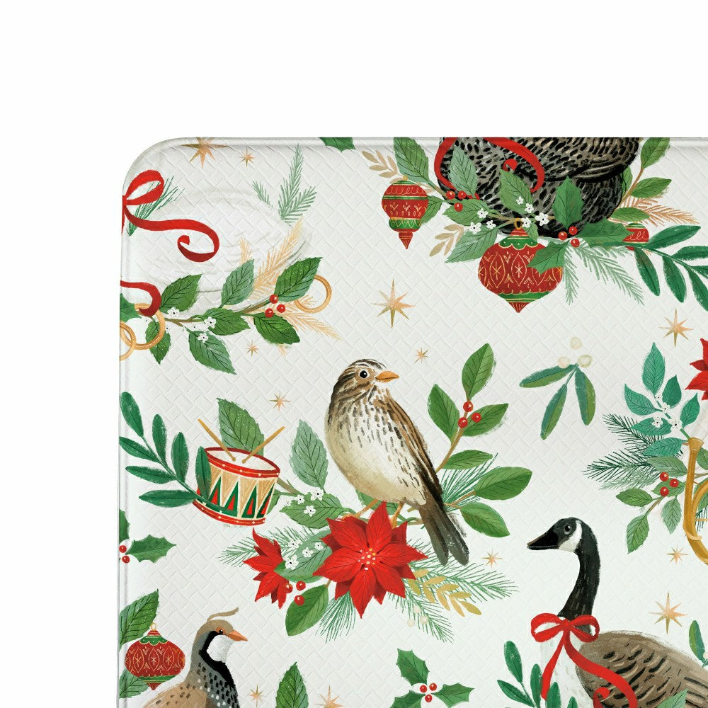 Plow & Hearth Anti-Fatigue Mat, Partridge,Bird,Goose, 30"x18"