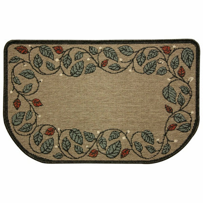 Plow & Hearth Berry Vine Polypropylene Rug