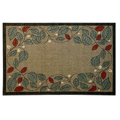 Plow & Hearth Berry Vine Polypropylene Rug