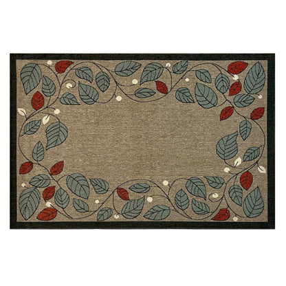 Plow & Hearth Berry Vine Polypropylene Rug