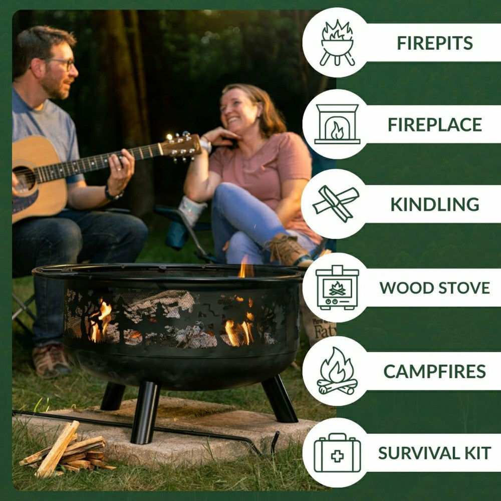 Plow & Hearth Fatwood Fire-Starter, 12 lb. Bag