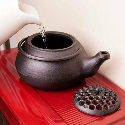 Plow & Hearth 3 QT. Cast Iron Steamer Kettle