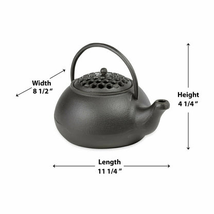 Plow & Hearth 3 QT. Cast Iron Steamer Kettle