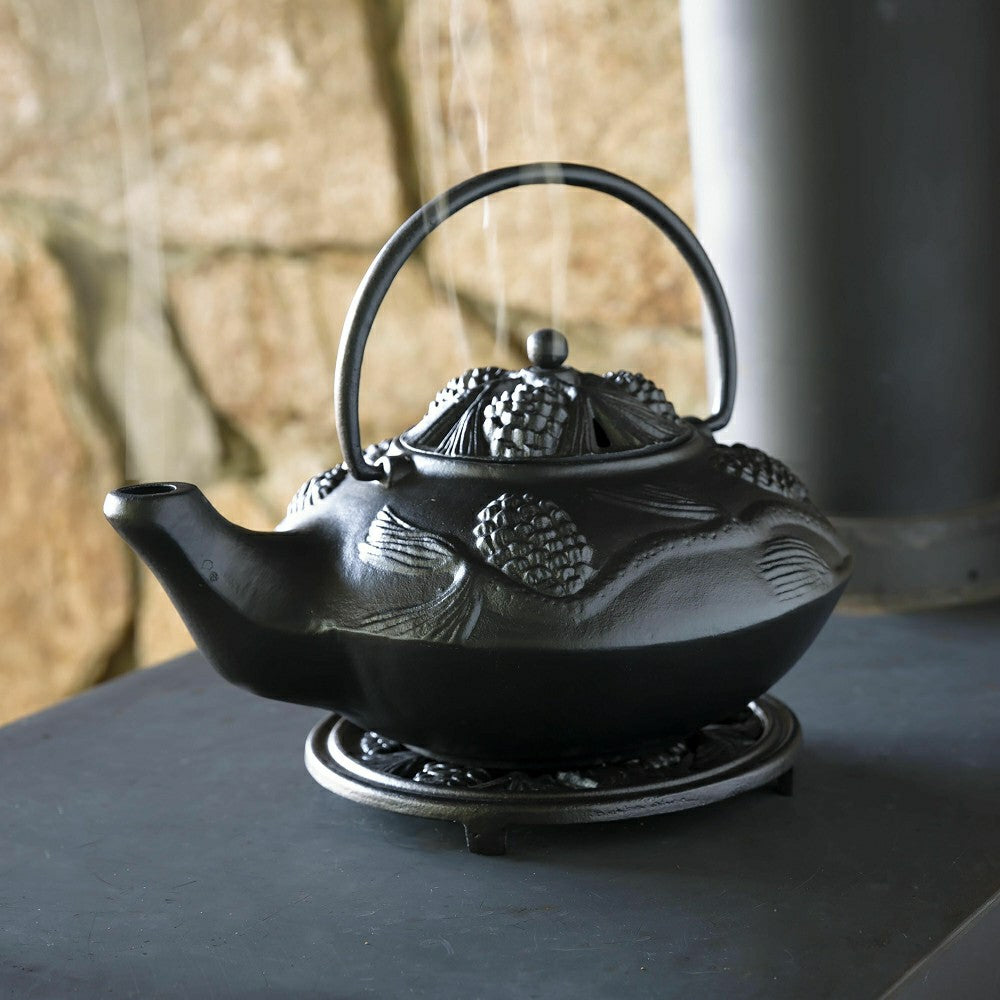 Plow & Hearth Iron Pine Cone Steamer