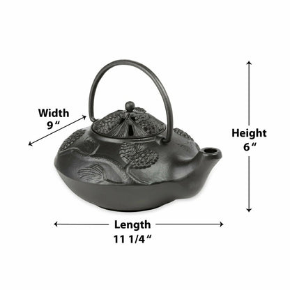 Plow & Hearth Iron Pine Cone Steamer