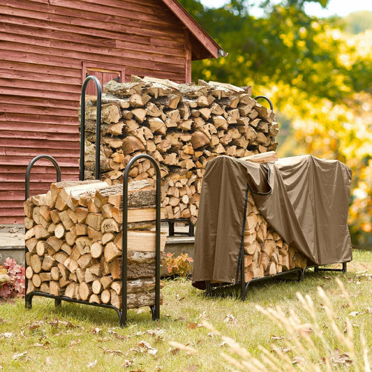 Plow & Hearth Extra-Large Log Rack Cover, 99"L x 24"D x 60"H
