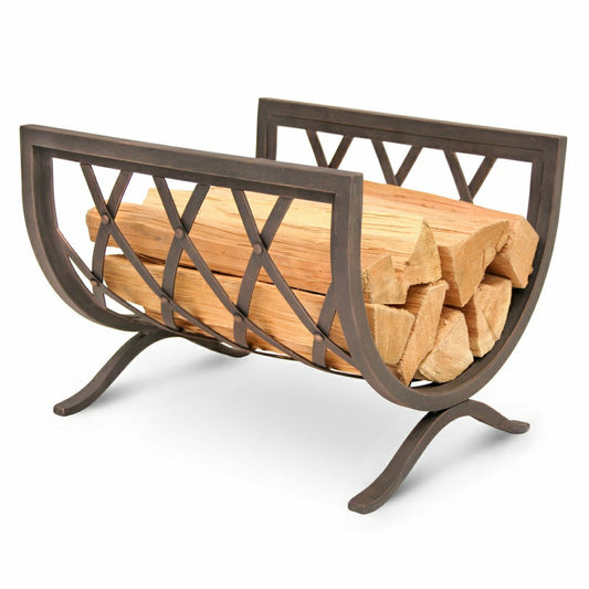 Plow & Hearth Iron Weave Wood Holder