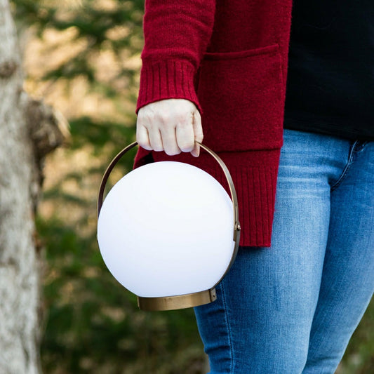 Plow & Hearth Moonrise Portable Rechargeable LED Lantern