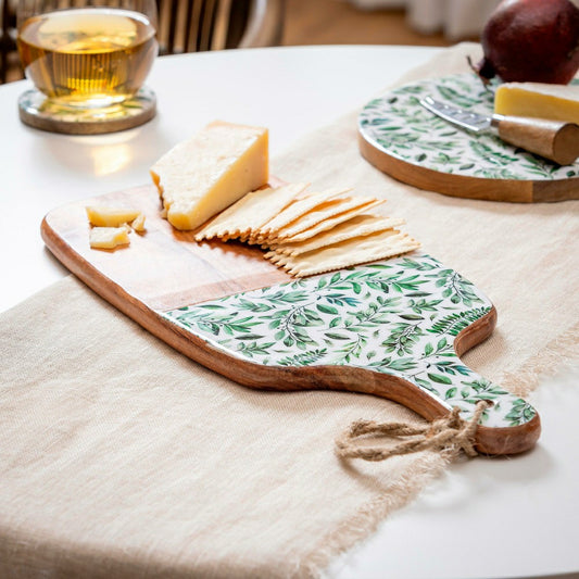 Plow & Hearth Olive Oasis Wood Cutting Board, 16"L