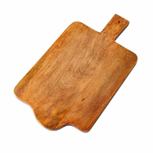 Plow & Hearth Rustic Mango Wood Serving Board, Natural