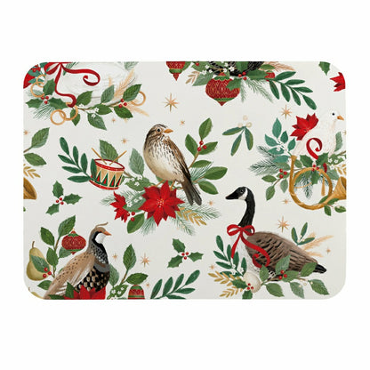 Plow & Hearth Drying Mat,Partridge,Bird,Goose, 20"x15"