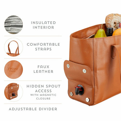 Plow & Hearth Insulated Wine Tote
