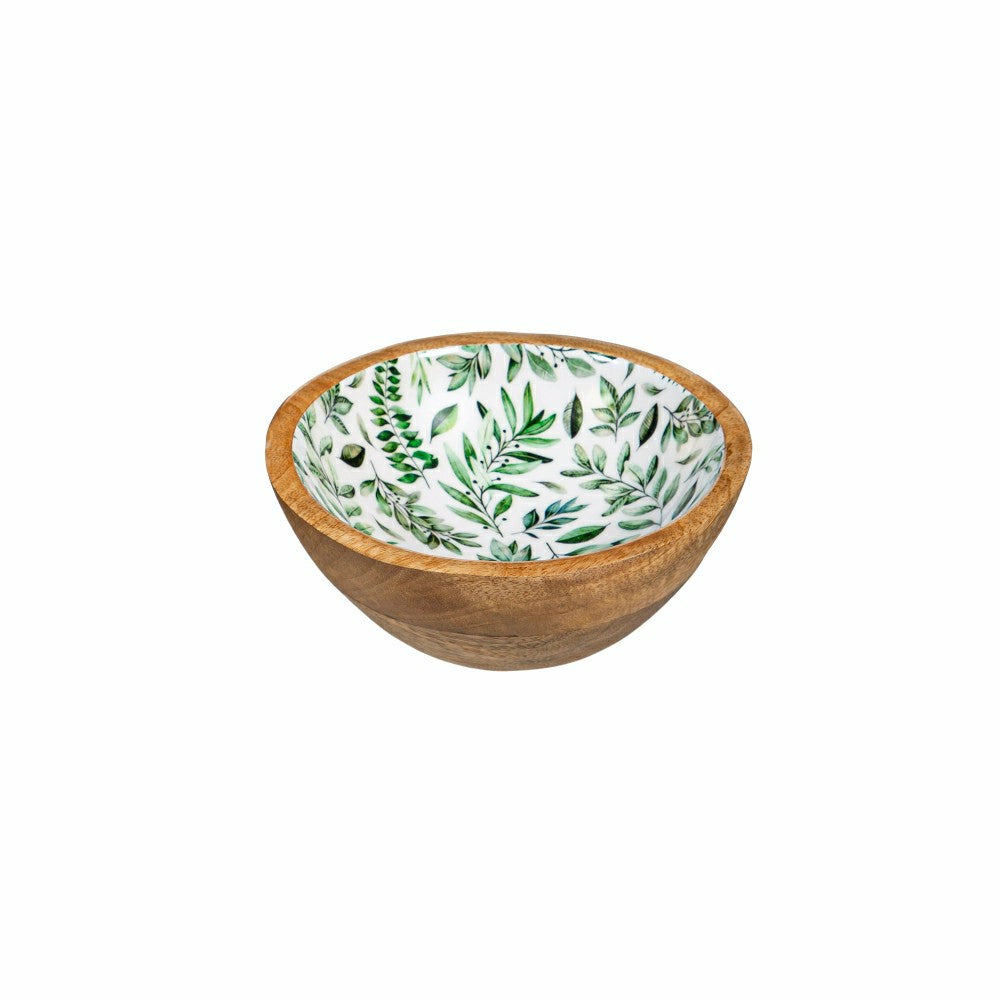 Plow & Hearth Olive Oasis Wood Bowl Set