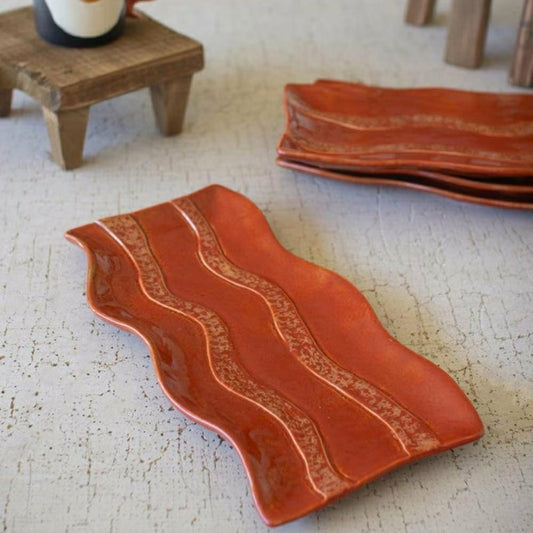 Plow & Hearth Ceramic Bacon Platter