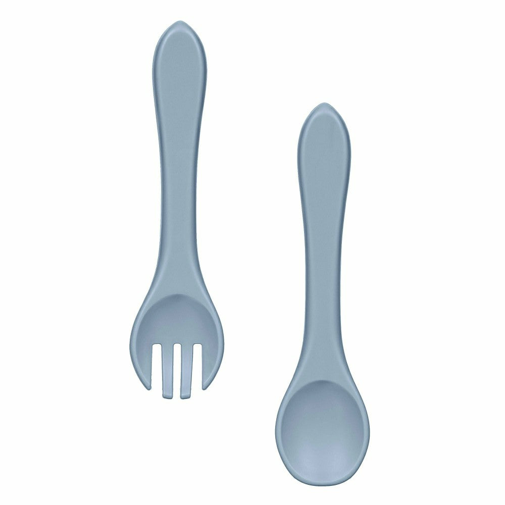 Plow & Hearth Owl Silicone Baby Feeding Set