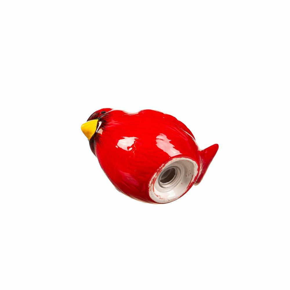 Plow & Hearth Snowbirds Salt and Pepper Shakers Ceramic Cardinal, Set