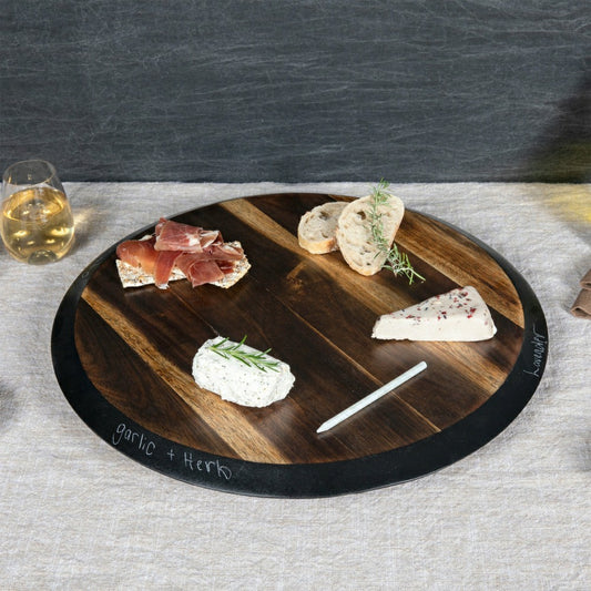 Plow & Hearth Lazy Susan Serving Tray