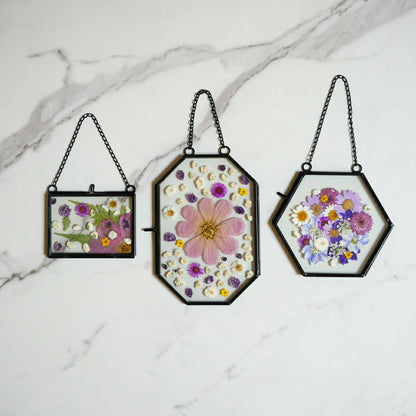 Plow & Hearth Framed Pressed Flowers Kit