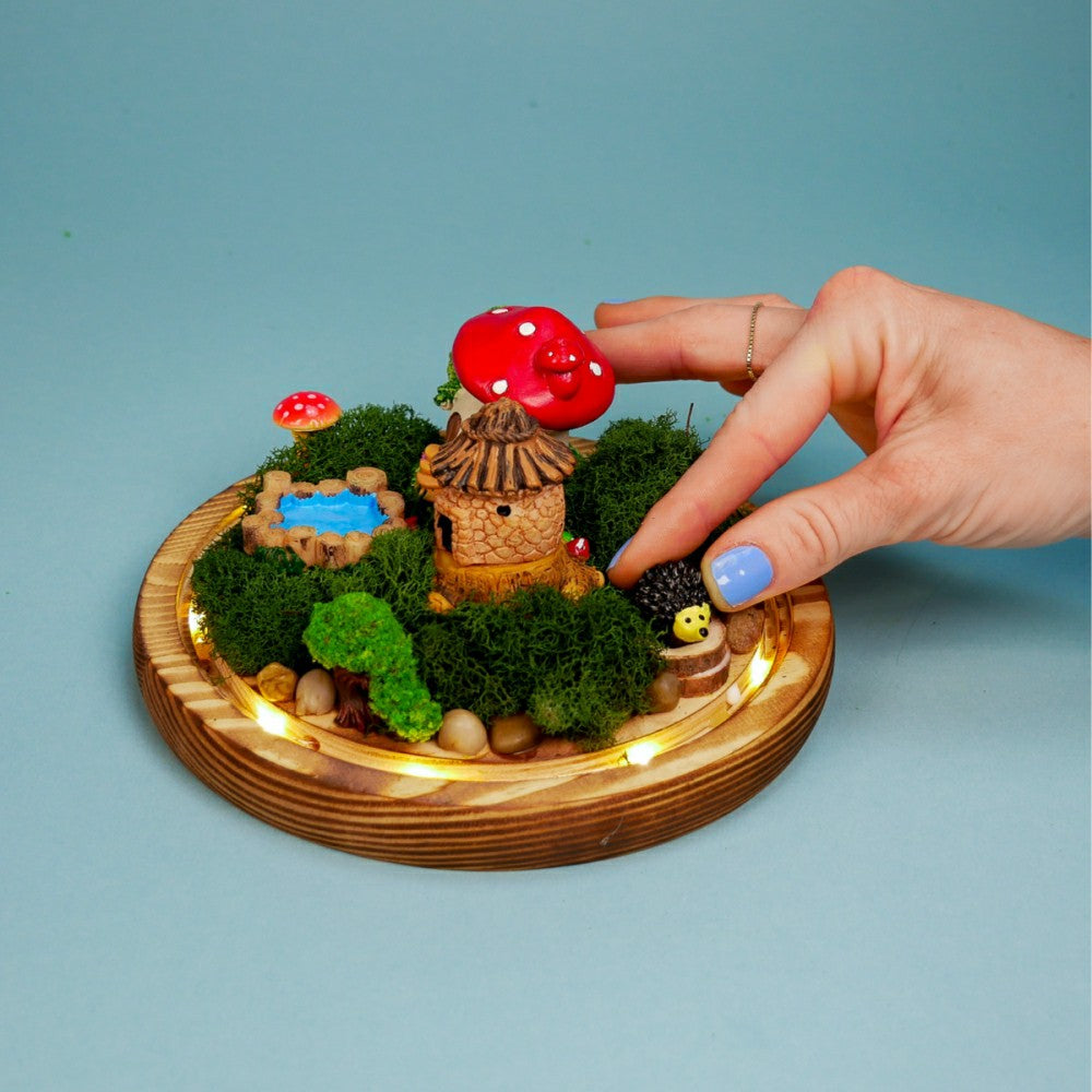 Plow & Hearth LED Fairy Garden Kit
