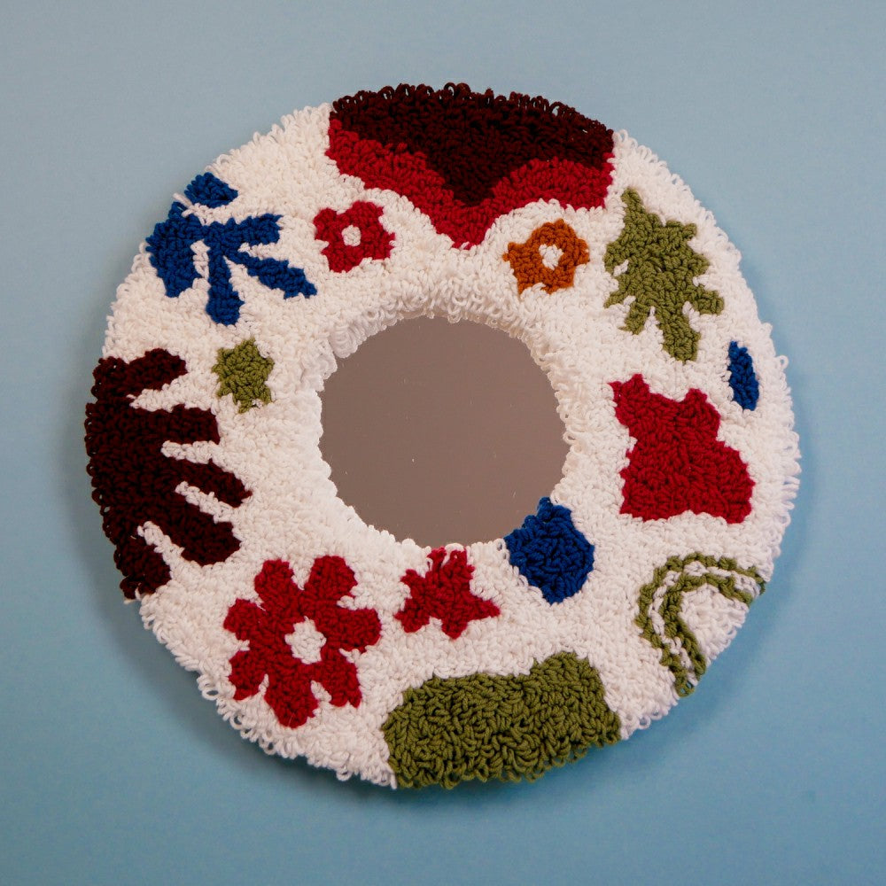 Plow & Hearth Punch Needle Mirror Kit